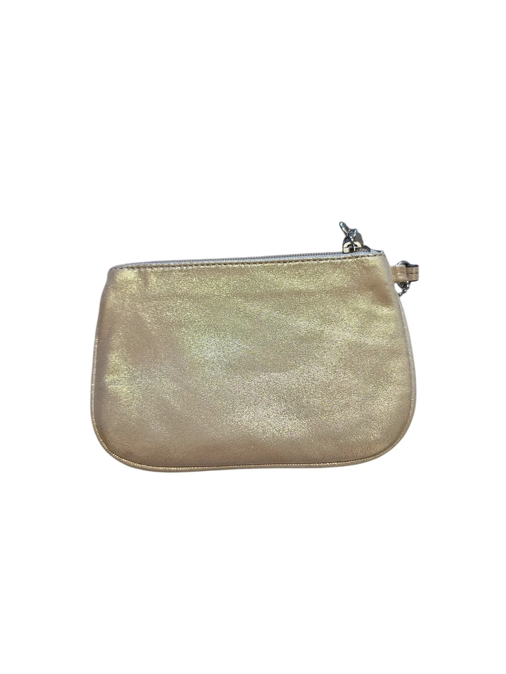 Coach Suede Wristlet in Tan